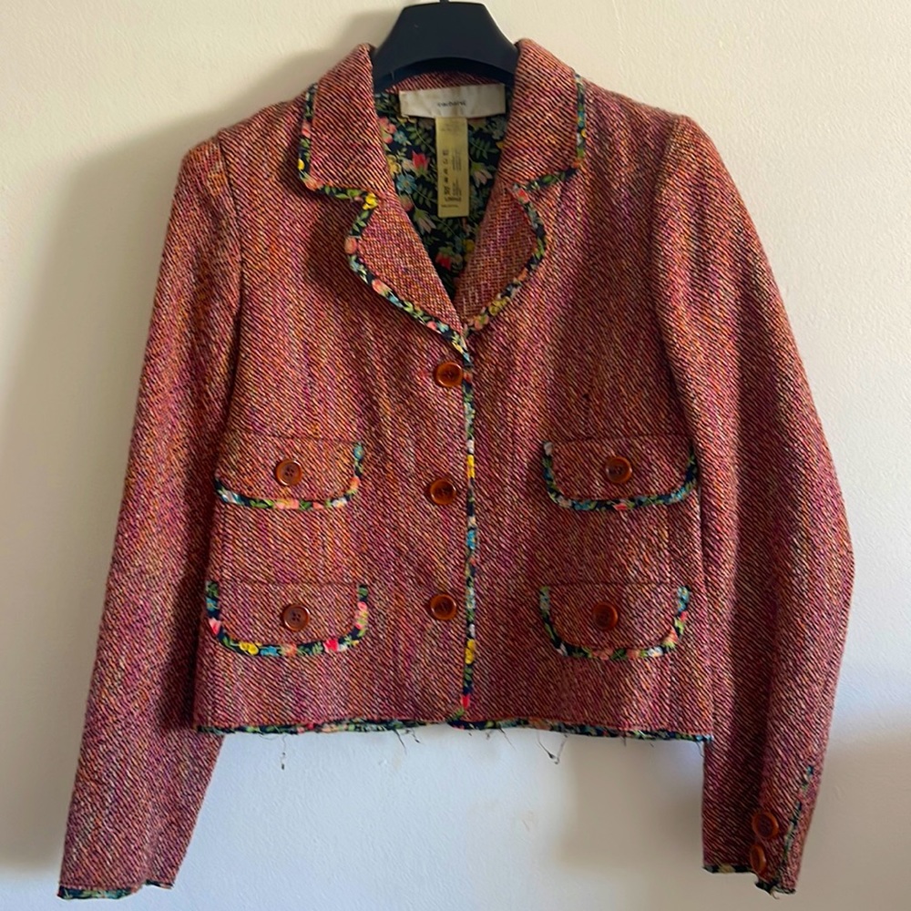 Vintage Cacharel Twees Cropped Blazer